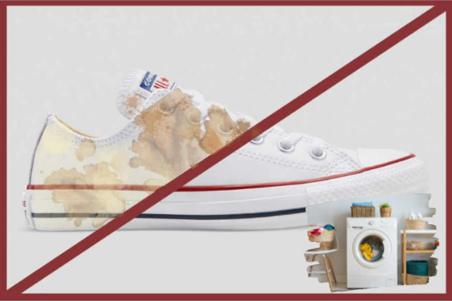 How to Clean White Converse in the Washer _