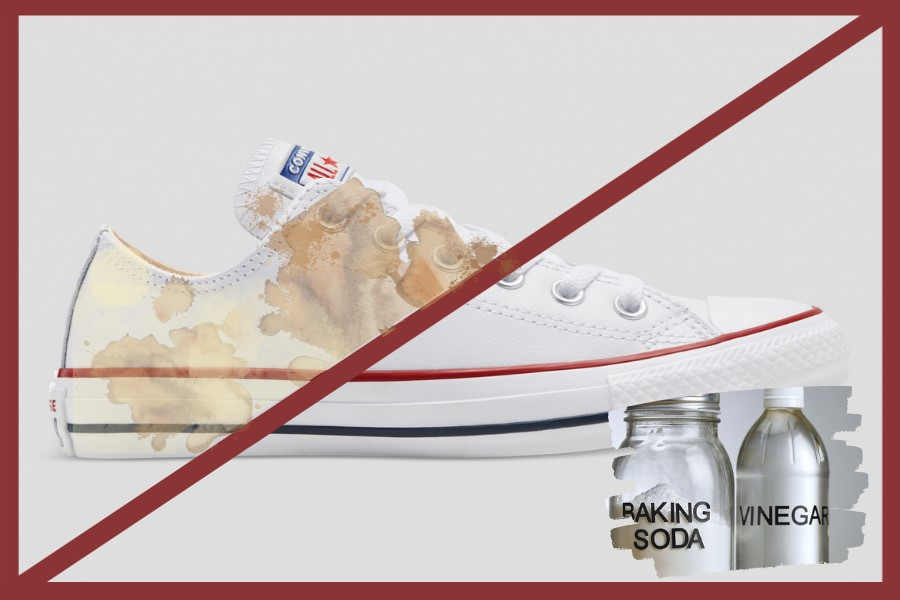 How to Clean White Converse with Baking Soda _