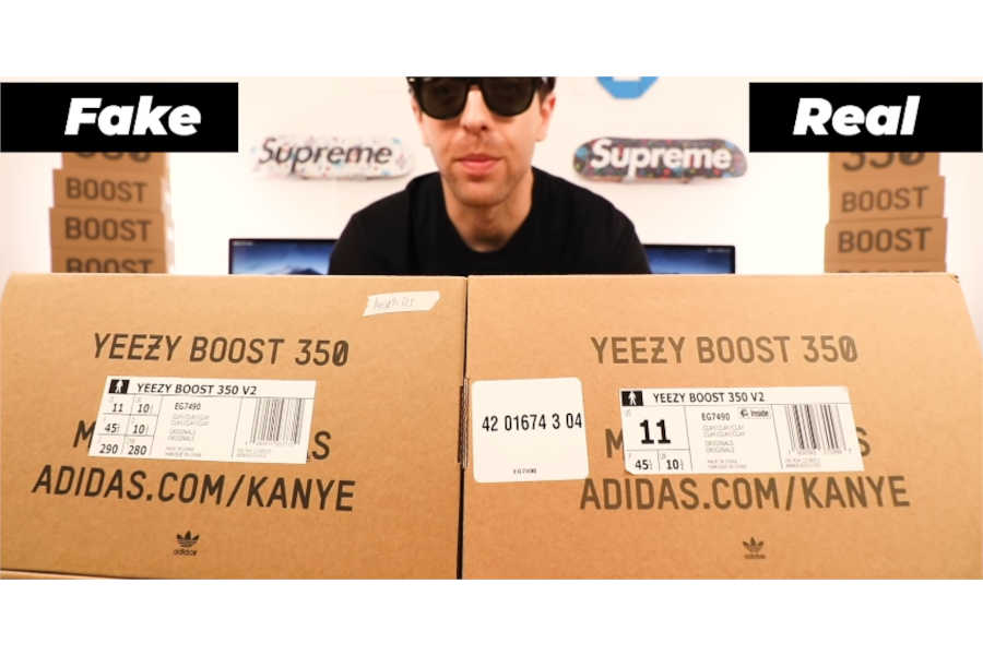 How to Tell if Yeezys are Fake _ Barcode and Box Label