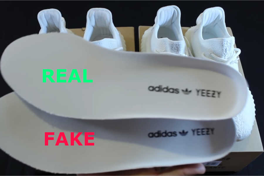How to Tell if Yeezys are real or Fake _ Insoles