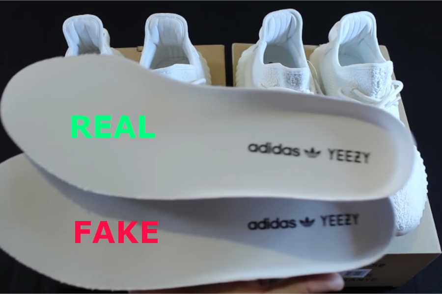 Adidas yeezy cream outlet real vs fake