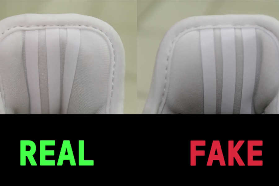 How to Tell if Yeezys are real or Fake _ Middle Stitching