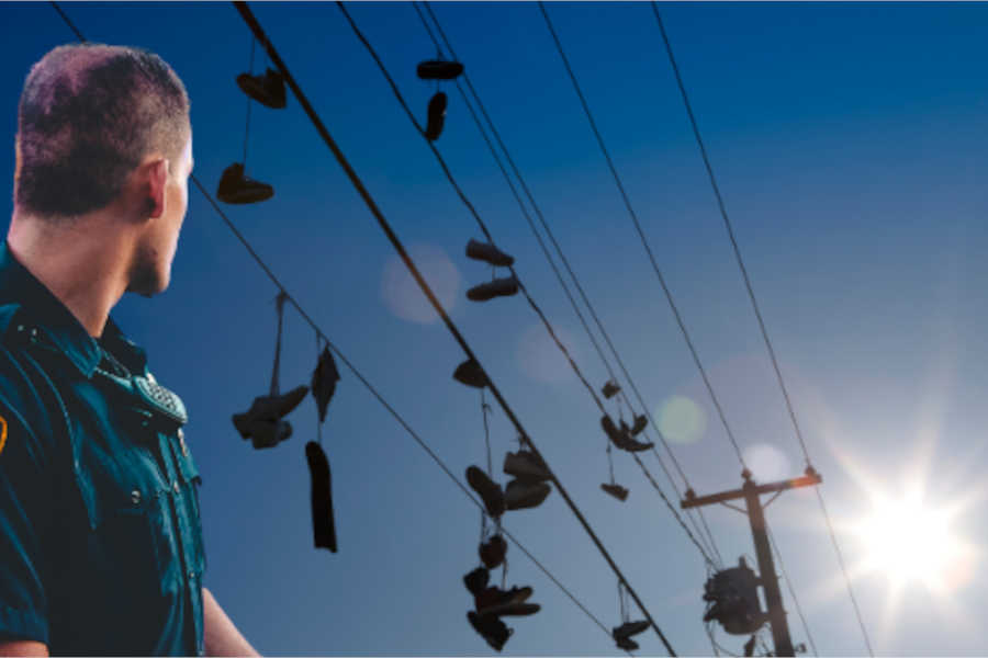 Why Do People Throw Shoes on Power Lines _ To Notify Police Authorities