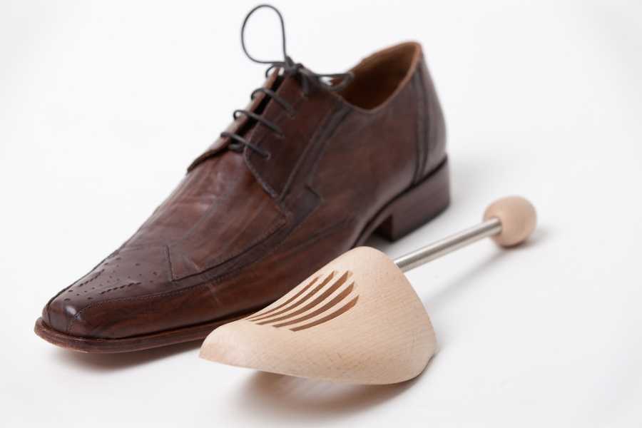 shoes causing blisters on back of heel - use shoe trees