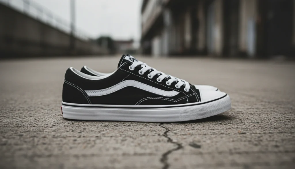 How to Lace Vans: 6 Easy Ways (Step-by-Step, 2026) 6 Classic skate sneakers with neatly laced white shoelaces